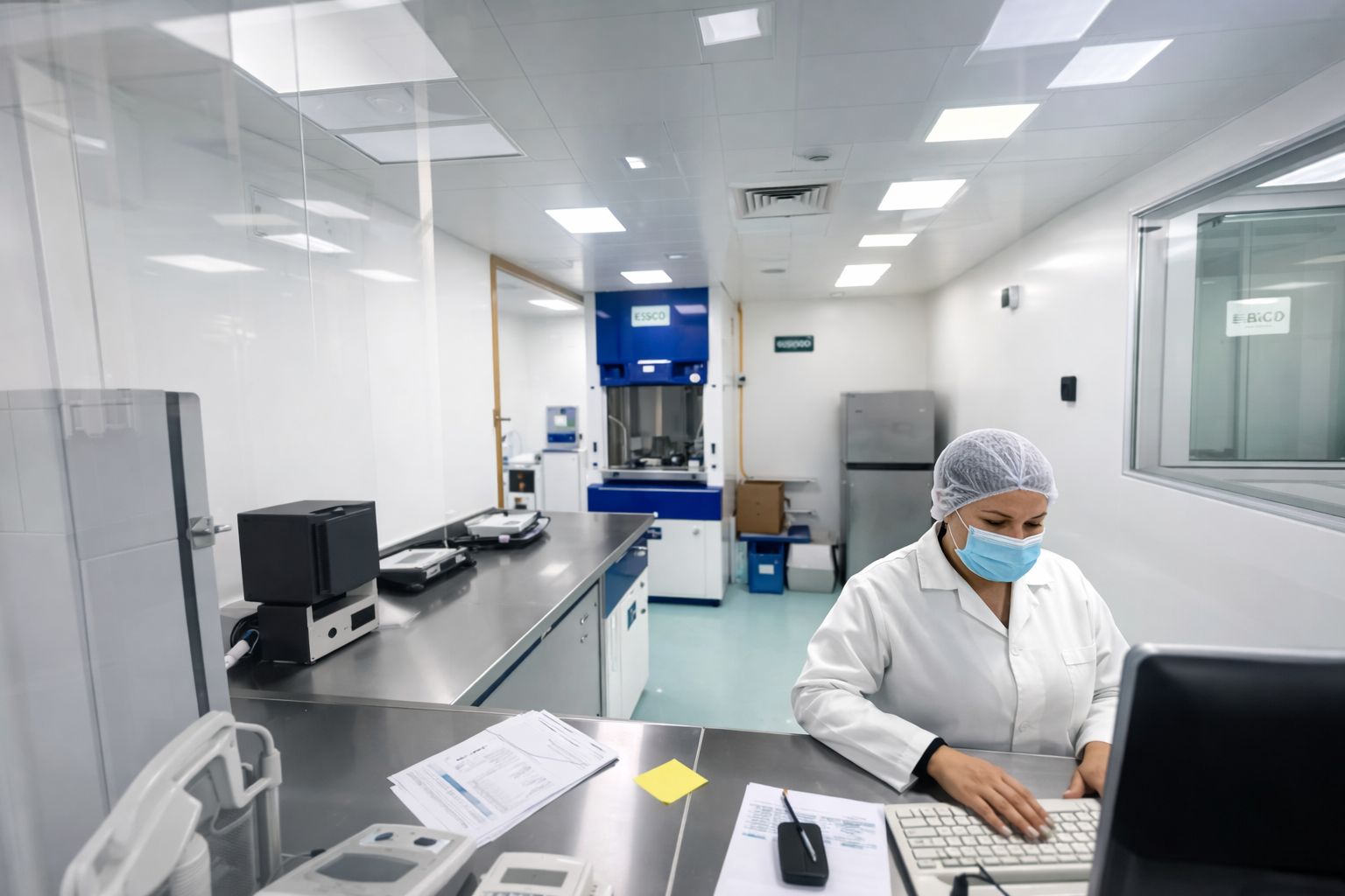 Área de laboratorio y control